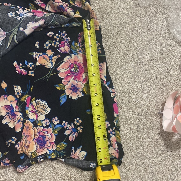 1 LEFT!! Floral Print Off the Shoulder Romper - Picture 14 of 14